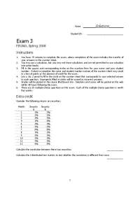 Analytical Methods in Finance - Exam III Solved | FIN 360