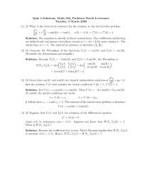 Quiz 4 Solutions - Differential Equations for Engineers and Scientists ...