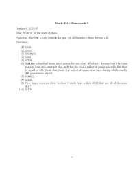 Math 213 Homework 5: Problems and Exercises for Week 5