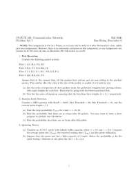 3 Problems on the Communication Networks - Homework 7 | ECE 438