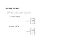 Armax Model - Applied Time Series Analysis - Lecture Notes | ST 730