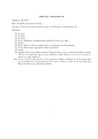 Math 213 Homework 10: Problems in Set Theory and Number Theory