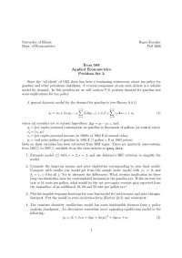 Analyzing US Postwar Gasoline Demand & Tax Policy Implications - Prof. Roger W. Koenker