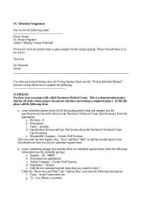 Missing Canopy Submittal - Project Management I - Assignment | CM 421