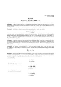 4 Problems of Viscous Flow and Heat Transfer - Assignment 5, Fall 2008 | AE 412