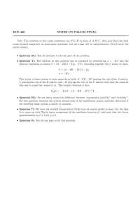 Final Exam, Questions - Control Systems | ECE 486