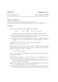 Laplace Transforms, Euler's Formula - Assignment 1 | Control Systems | ECE 486