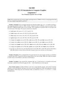 Assignment 3: Introduction to Computer Graphics - Triangle Rendering - Prof. Christopher W