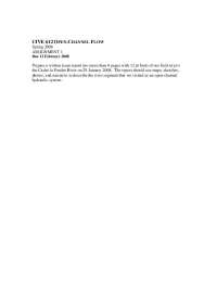 Assignment 1 Questions - Open Channel Flow | CIVE 612