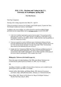 Political Participation and Voting in the U.S.: Inequality and Information Consumption