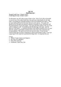 Modeling Project - Pulping and Bleaching - Fall 2007 | PSE 476