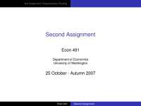 Assignment 2 - Supplementary Feeding | ECON 491