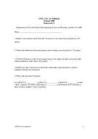 ATM S 212: Air Pollution - Homework 4 - Prof. Becky Suess