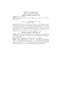 Practice Question with Solutions - Algebraic Topology I | MATH 525