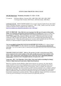 Study Guide for Final Exam - Foundations of Education | EPS 201