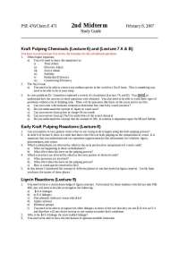 Kraft Pulping Process: Formulas, Calculations, and Mechanisms