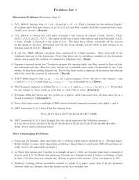 Problem Set 1 Questions - Introduction to Matlab | MATH 410 - Docsity