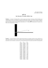 Fall 2008 Homework Assignment: Wall Jet and Airfoil Drag Calculation - Prof. Daniel J. Bod