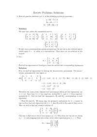 7 Solved Problems on Differential Equations | MATH 307