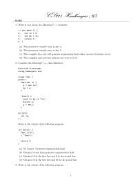C++ Program - Quiz 2 | Data Structures | CS 225 - Docsity