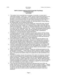 Active Listening and Humanistic Psychology in Education: Reflections and Questions