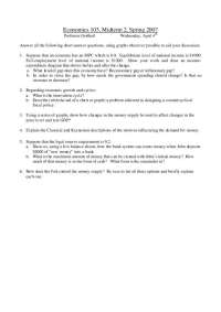 Macroeconomic Principles Multi-Choice Midterm Exam | ECON 103