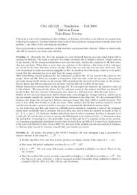 Midterm Exam Problems - Simulation | CSCI 426