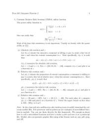 Econ 505 Comp. Exercise: Power Utility, Risk Aversion, Equity Premium, and H-J Bounds