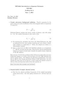 Introduction to Quantum Mechanics I - Problem Set 2 - Fall 2004 | PHY ...