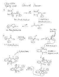 Quiz 3 Solutions - Organic Chemistry | CHEM 239 - Docsity