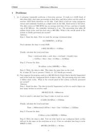 2 Solved Problems on Computer Architecture II - Midterm Exam 3 | CS 232 ...