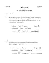 Methods of Applied Statistics with Examples - Homework 1 | STAT 420 ...