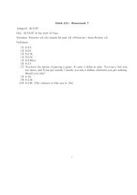 10 Problems on Variances in Basic Discrete Mathematics - Homework ...