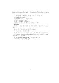 Quiz 1 Questions with Solutions - Basic Discrete Mathematics | MATH 213 ...
