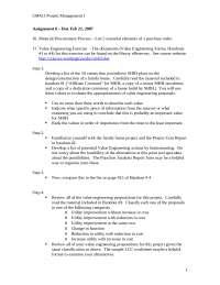 Introduction to Project Management l - Assignment 6 | CM 421 ...