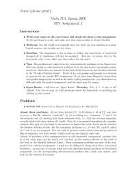 Problems for Assignment 2 - Basic Discrete Mathematics | MATH 213 - Docsity