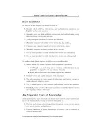 Study Guide Homework 2 - Numerical Methods | CS 257 | Assignments ...