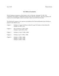 First Midterm Exam - Final Examination - Introduction to Economics ...