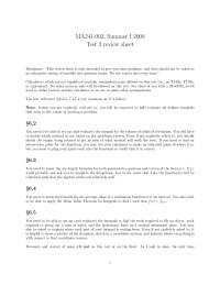 Test 2 Review Sheet - Calculus II | MA 241 - Docsity