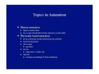 Motion Capture and Animation: Understanding Human Motion and Motion Graphs