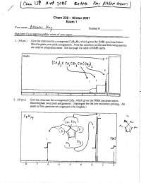 3 Questions with Solutions in Organic Chemistry - Exam 1 | CHEM 239 ...