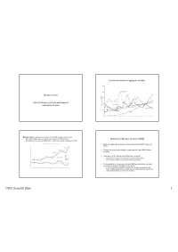 Business Cycles: Facts, Intertemporal Substitution of Labor, and UIUC Econ303 - Prof. Rui 