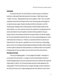The Purpose of Grades - Principles of Business Communication, Final | BTW 250
