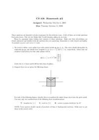 CS 418: Homework #2 - Splines, Transformations, and Shading