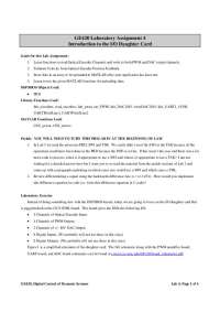 GE420 Lab 4: Digital Control of Dynamic Systems - I/O Daughter Card