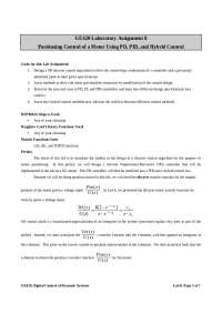 Motor Positioning Control: PD, PID, and Hybrid Methods - Prof. Daniel J. Block