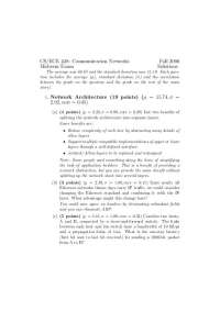 5 Problems on Communication Networks - Midterm Exam | ECE 438