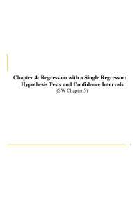 Regression Analysis: Hypothesis Tests, Confidence Intervals, and Error Properties
