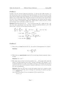 Midterm Exam 3 Solutions for Math 213, Section X1 (Spring 2006)