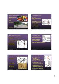 Physics 100 Lecture 6: Stability of Bicycles and Planetary Orbits